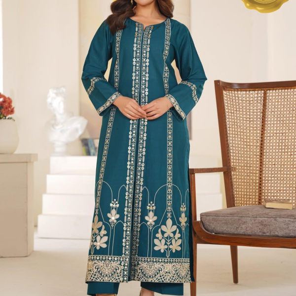 Zink Charm – Embroidered Lawn 2PC Eid Edition