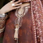 Stitched Embroidered Winter Corduroy 3-Piece Suit