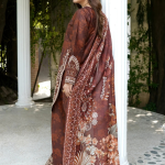 Stitched Embroidered Winter Corduroy 3-Piece Suit