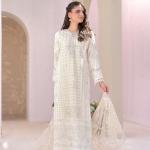 Ivory Whisper – Chiffon Elegance