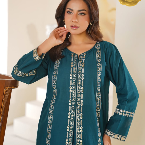 Zink Charm – Embroidered Lawn 2PC Eid Edition