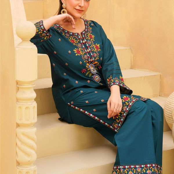 Eid al-Fitr Collection – Zinc Embroidered Lawn 2 Piece